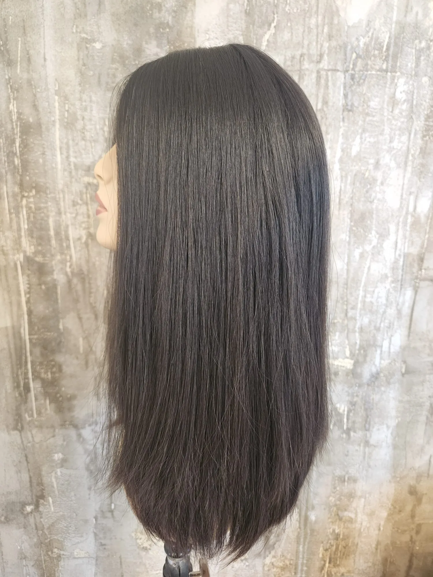 100% Natural Virgin Human Hair 19'' Dark Brown