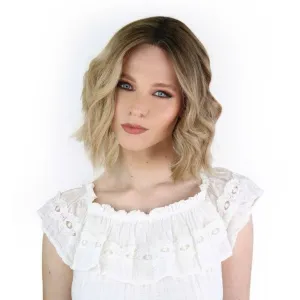 13" Divine Lace Top Wig Ash Blonde w/ Full Rooting