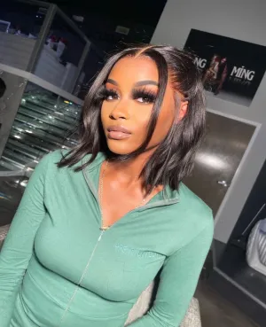 14 inch Invisible HD Lace Front Bob Wig