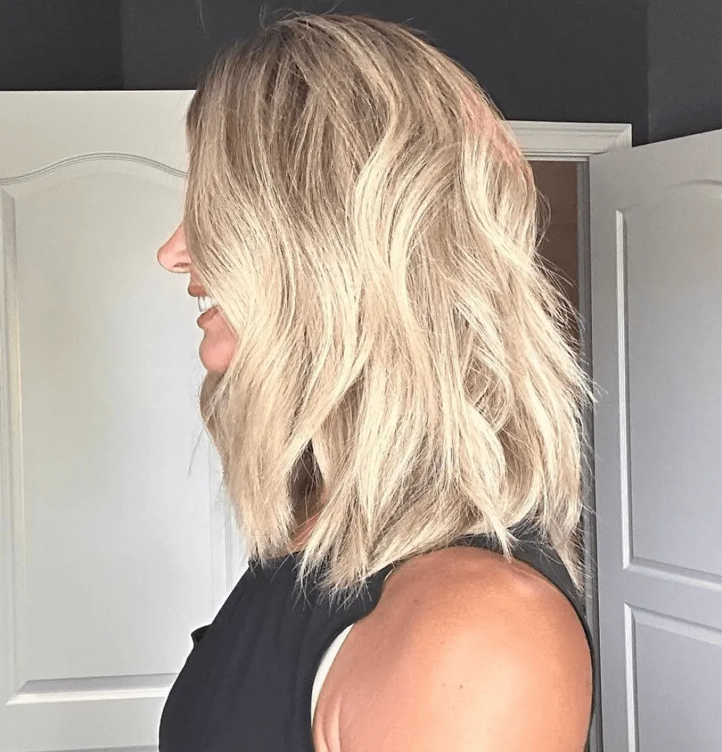 16" Divine Lace Top Wig Platinum Blonde w/ Reverse Balayage Color Service