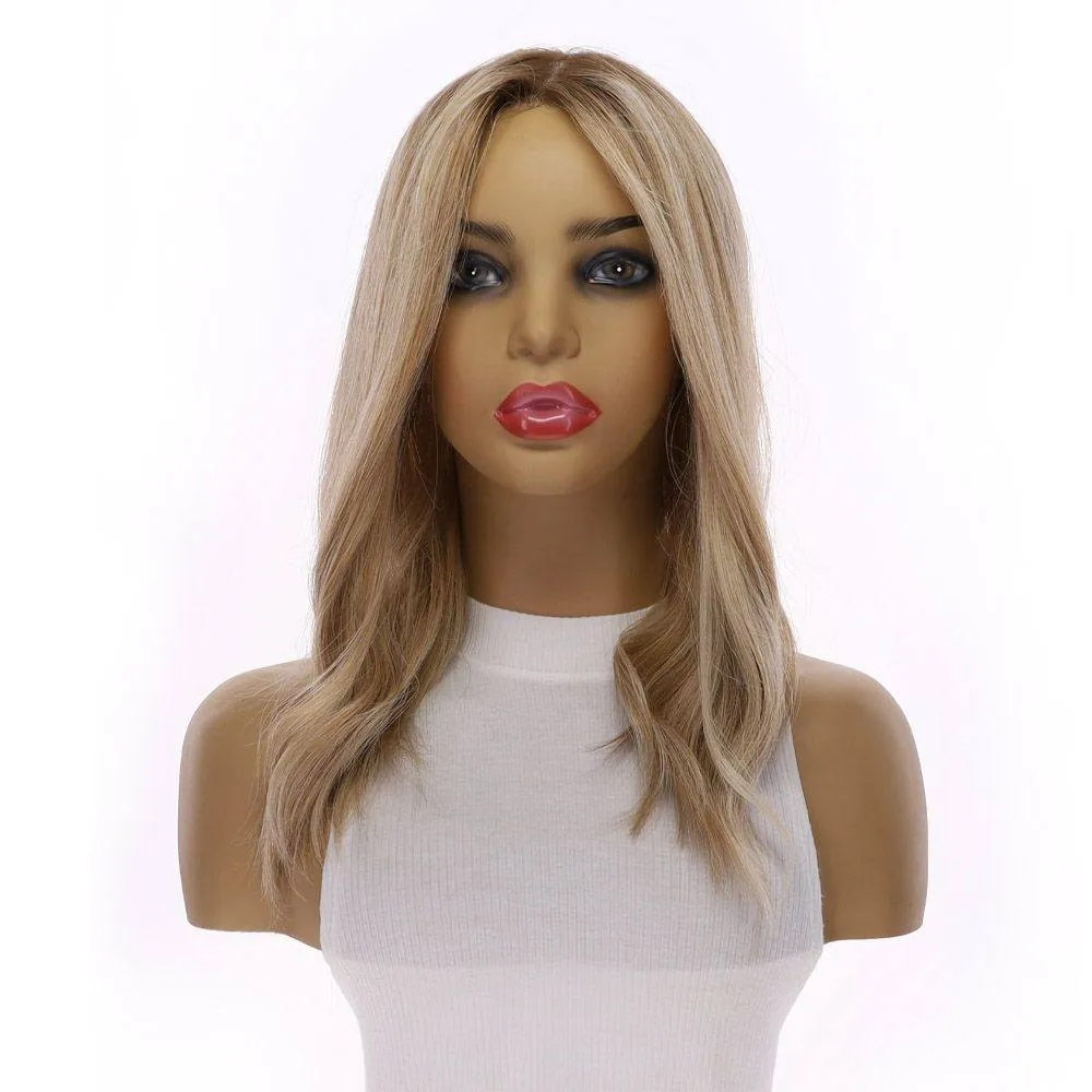 18" Princess Silk Top Wig Ash Blonde