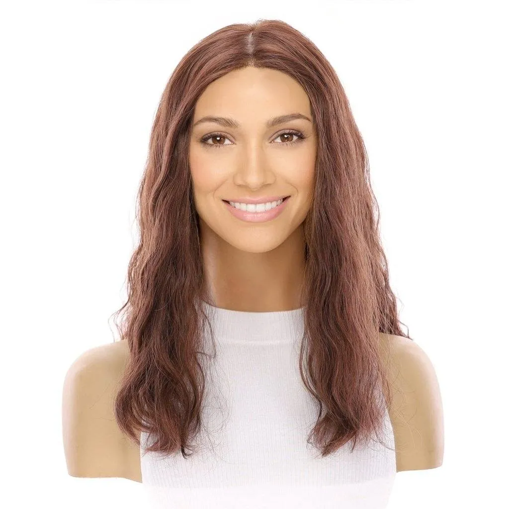 18" Princess Silk Top Wig Auburn Wavy