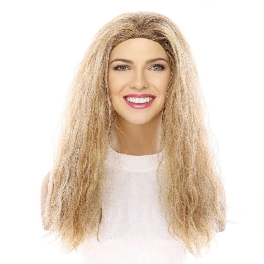 20" 3/4 Bandfall Wig Ash Blonde Wavy