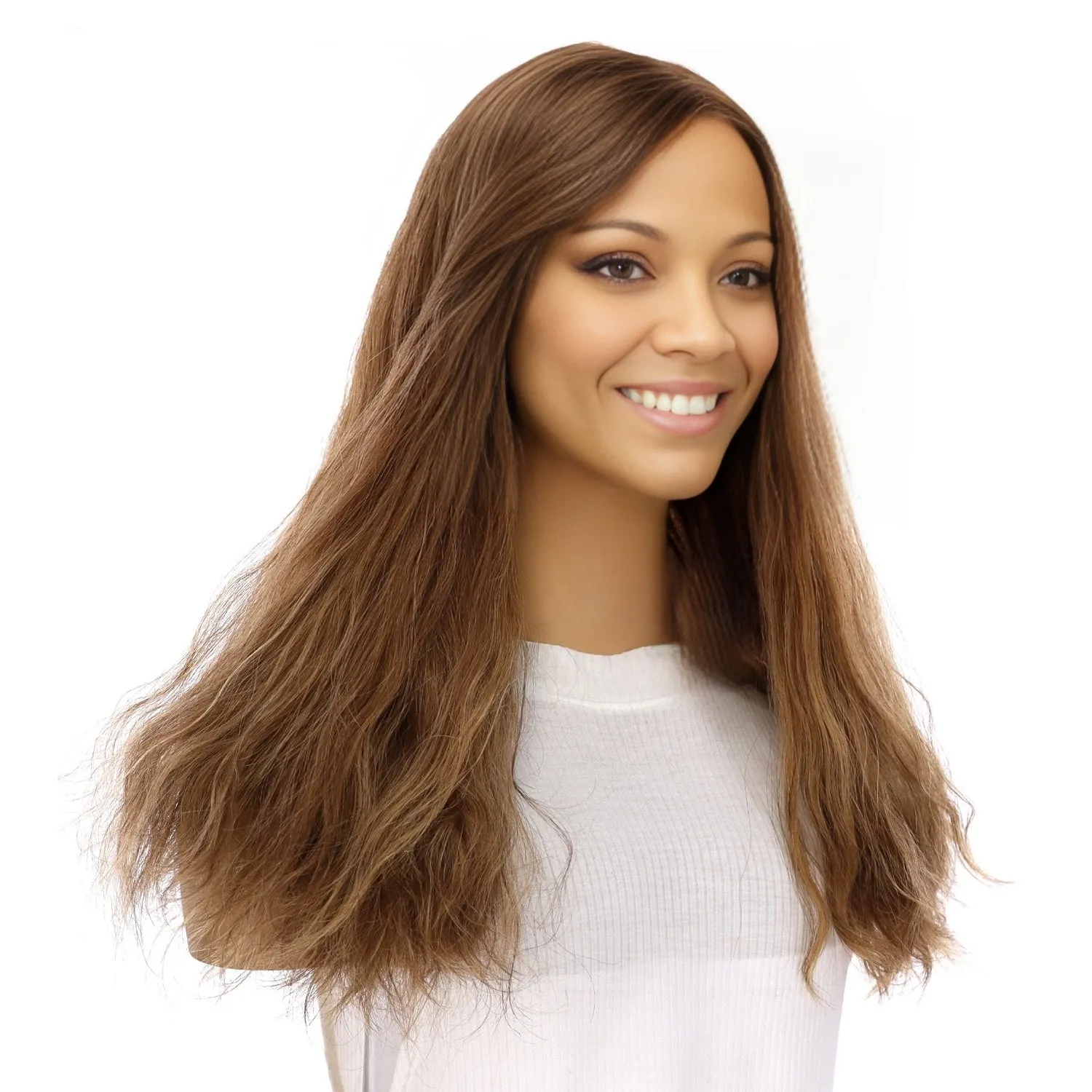 20" Princess Silk Top Wig Light Brown Babylight Wavy