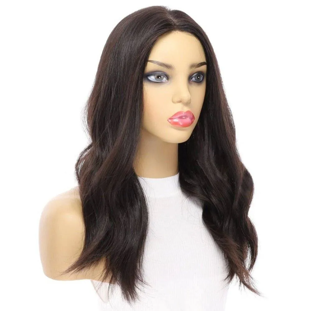 20" Princess Silk Top Wig Natural Black