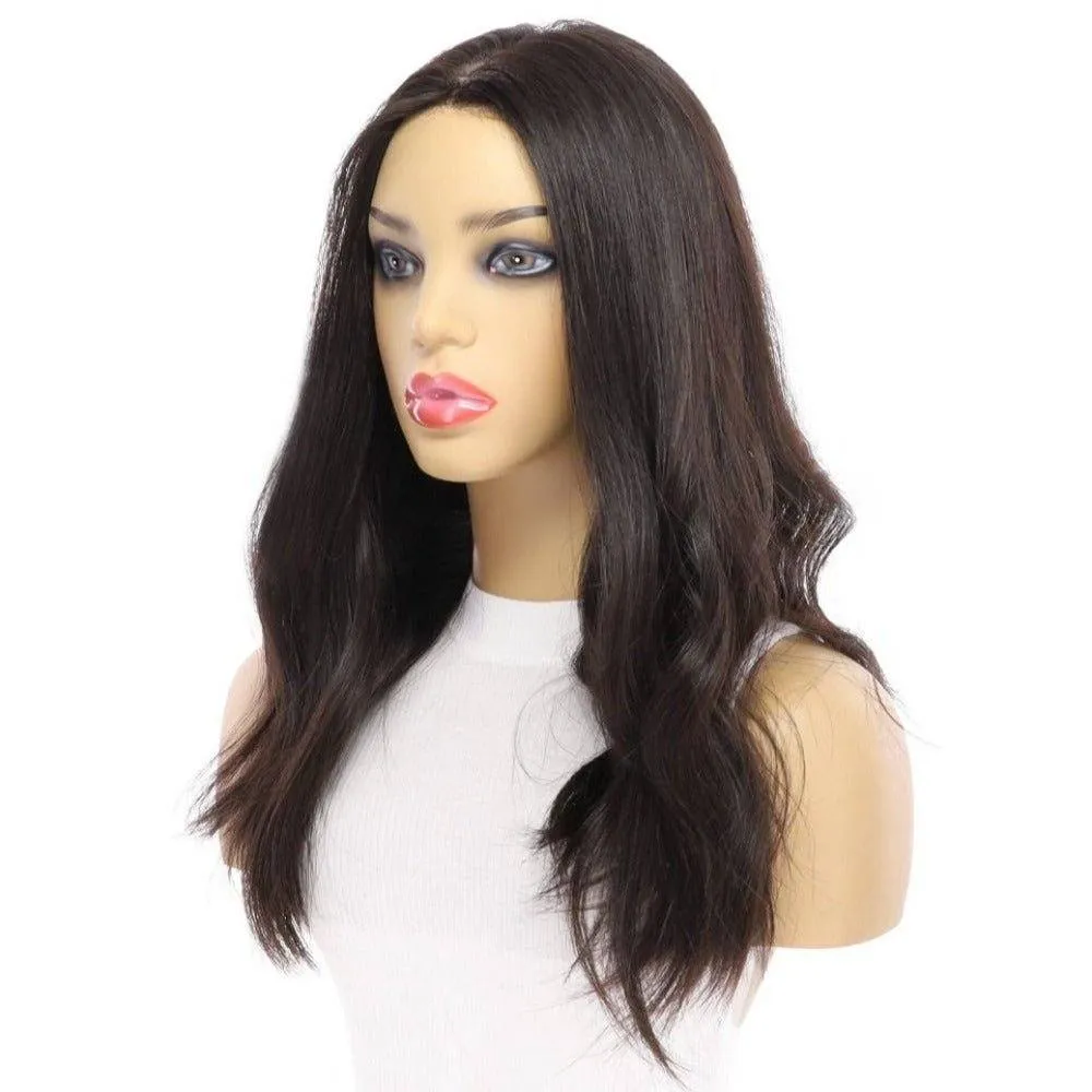 20" Princess Silk Top Wig Natural Black