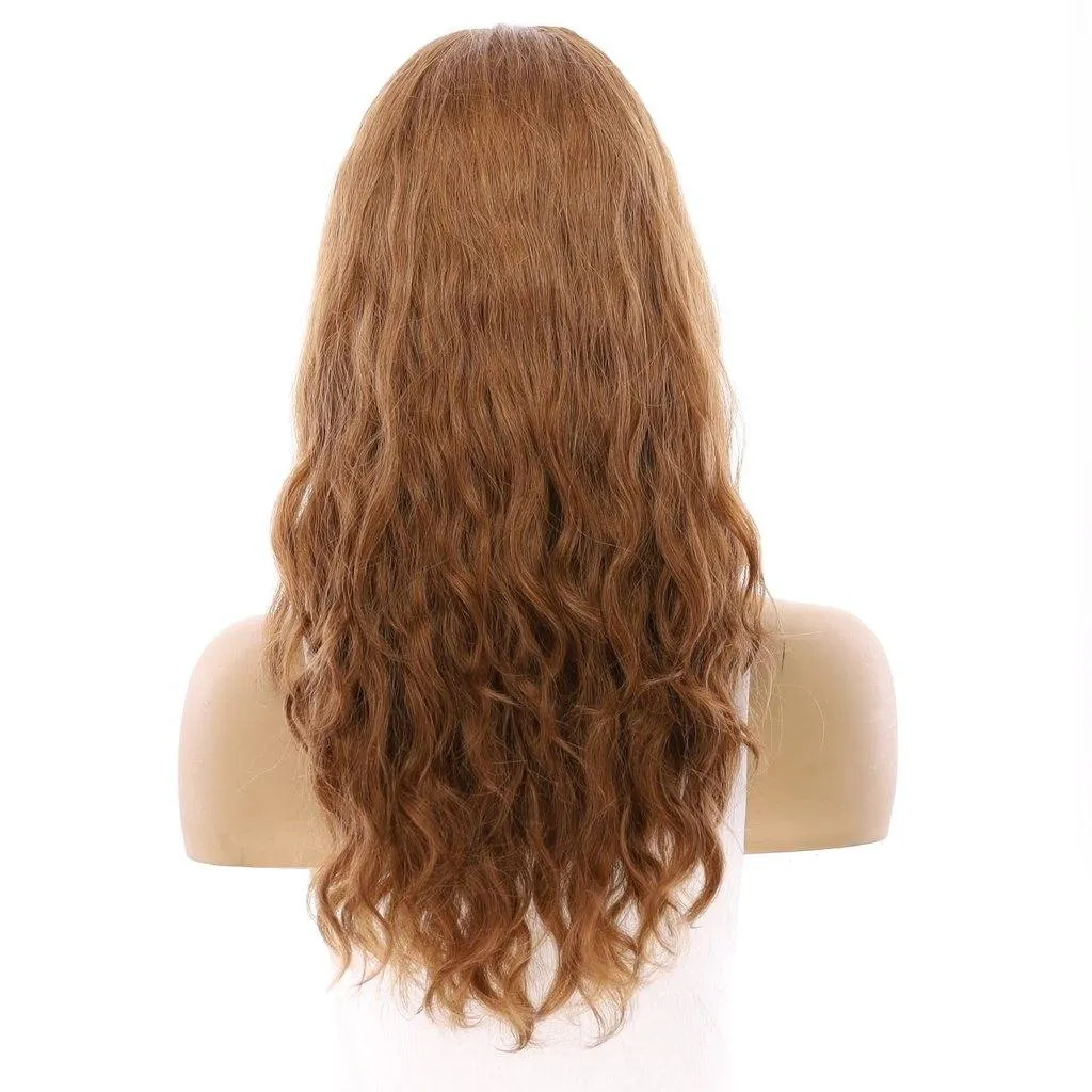 22" Reese Silk Top Wig Strawberry Blonde Wavy