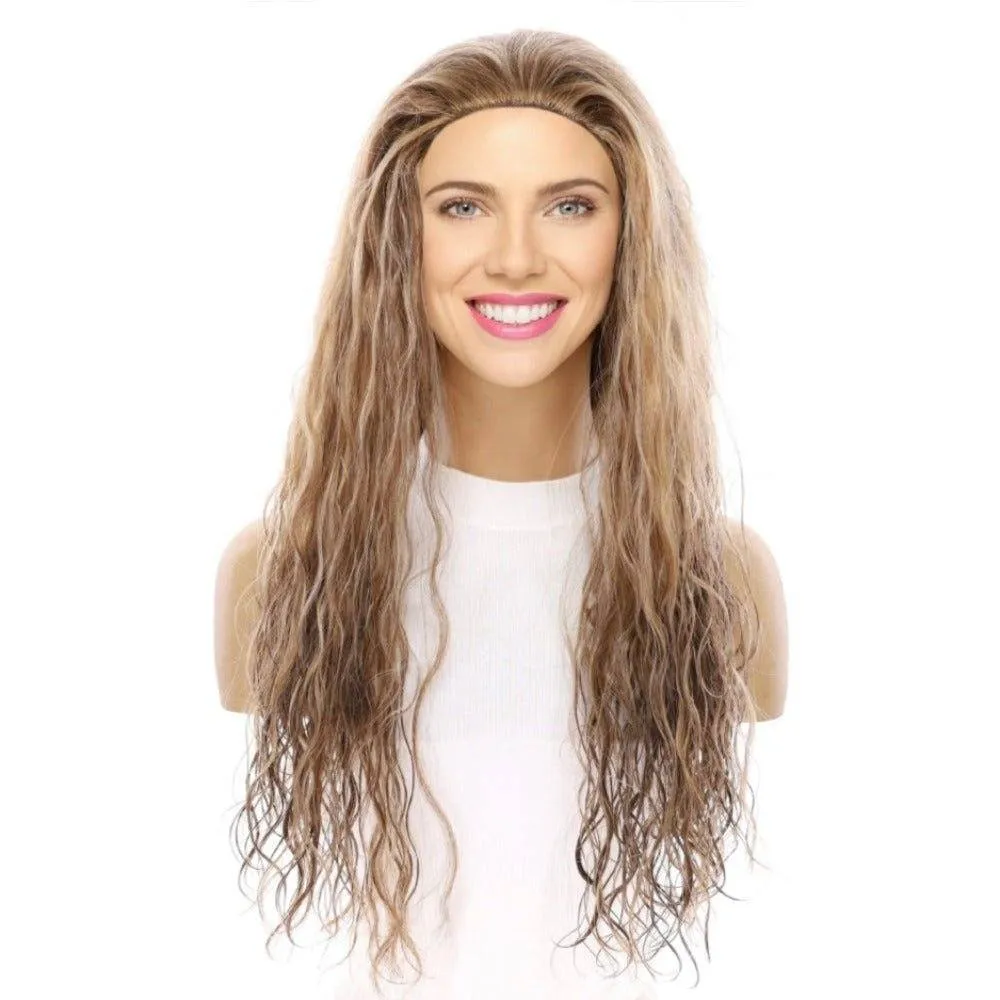 24" 3/4 Bandfall Wig Medium Blonde Wavy