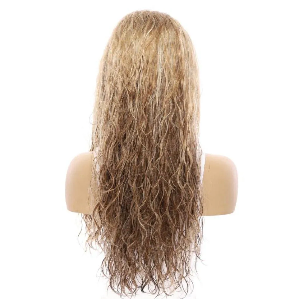 24" 3/4 Bandfall Wig Medium Blonde Wavy