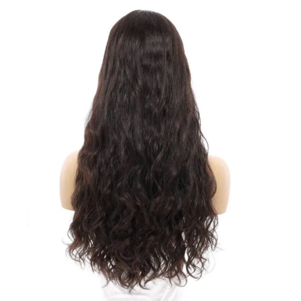 24" Divine Lace Top Wig Natural Black Wavy