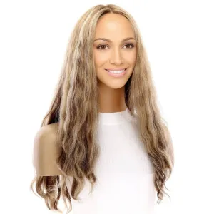 24" Gisele Silk Top Wig Medium Blonde Wavy