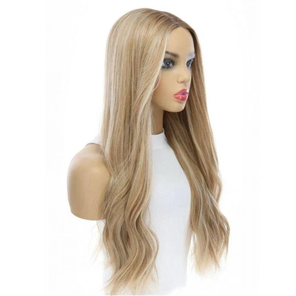 26" Divine Lace Top Wig Ash Blonde