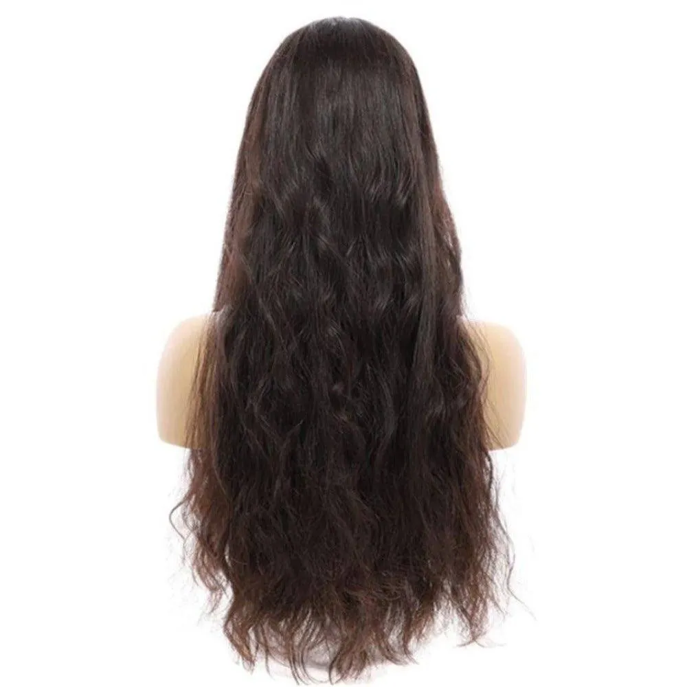 26" Divine Lace Top Wig Soft Black Wavy