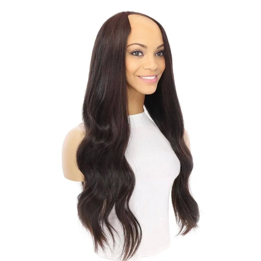 26" U-Shape Wig Natural Black