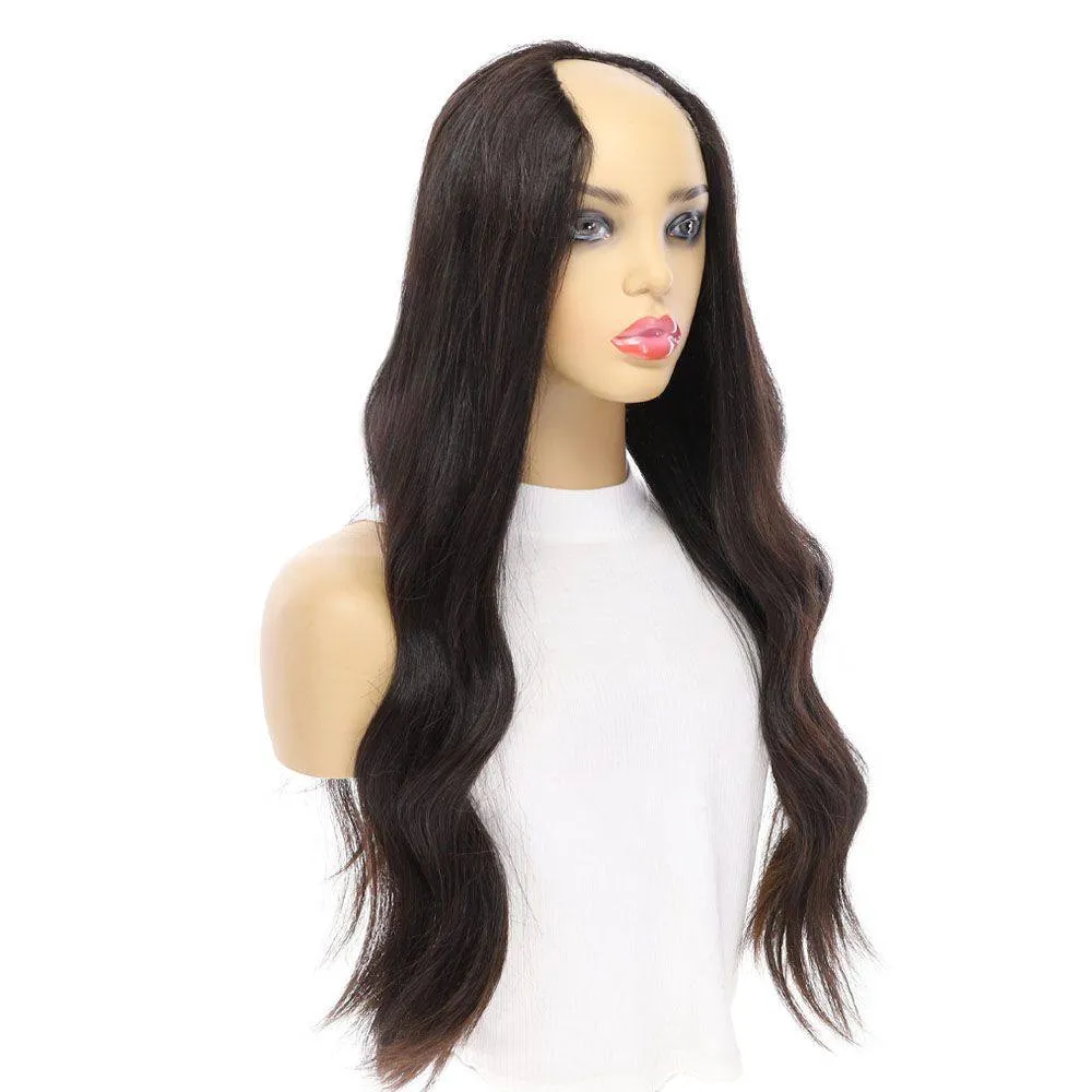 26" U-Shape Wig Natural Black