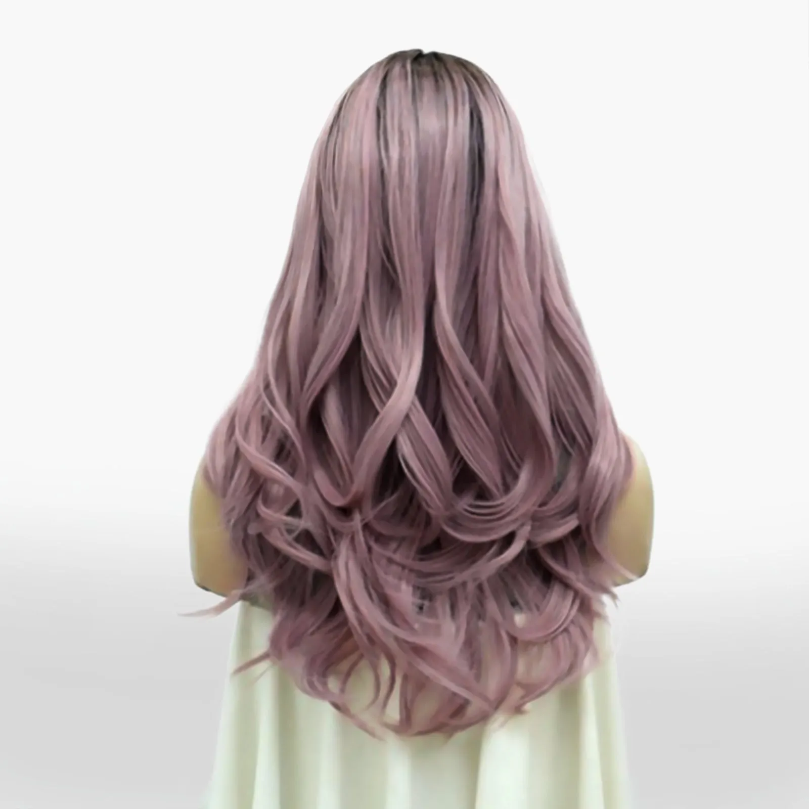 Angela Collection-Lona collection T part glue less wigs blonde&brown&pink&blue