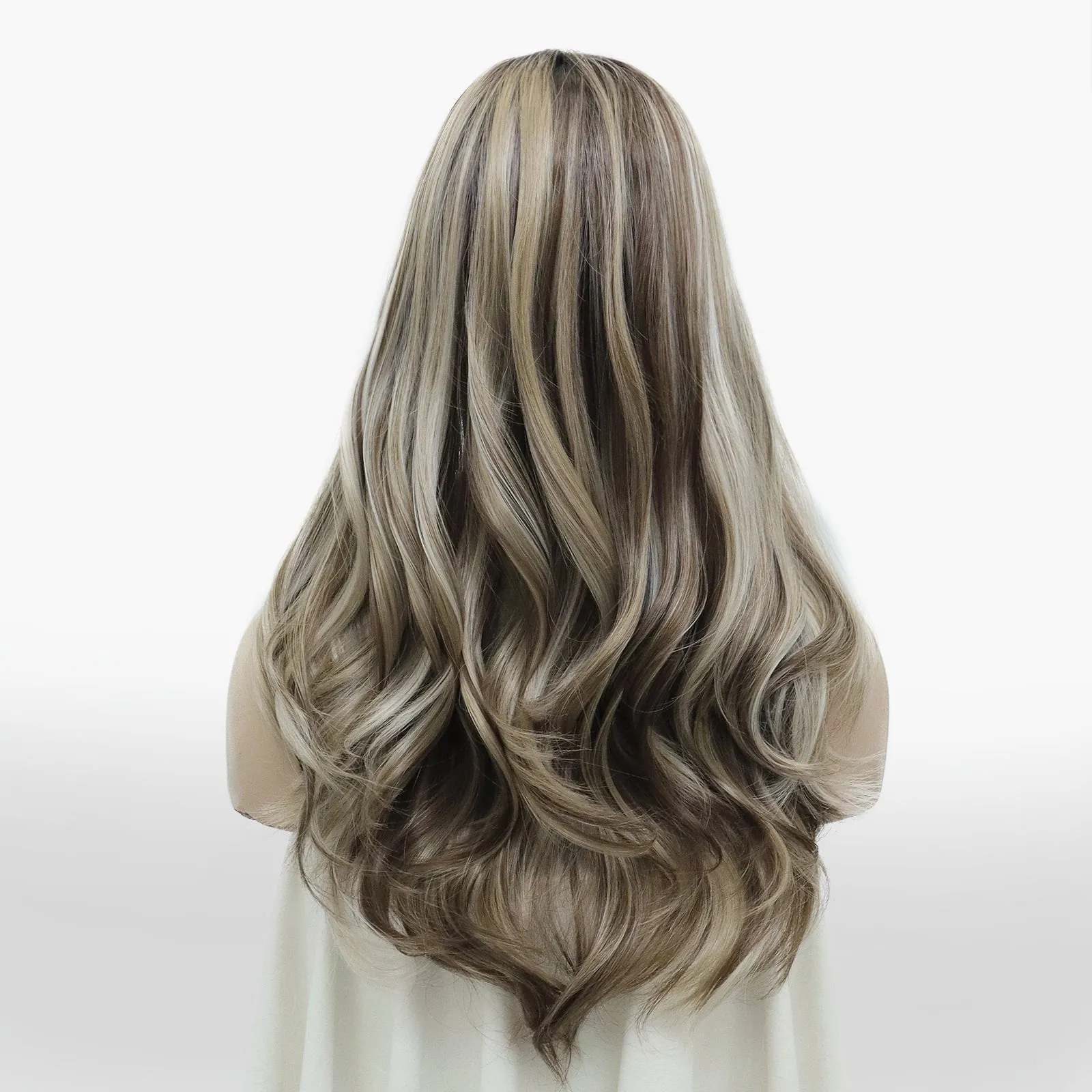 Angela Collection-Lona collection T part glue less wigs blonde&brown&pink&blue