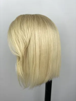 Blonde Straight Lace Front Human Hair Bob Wig