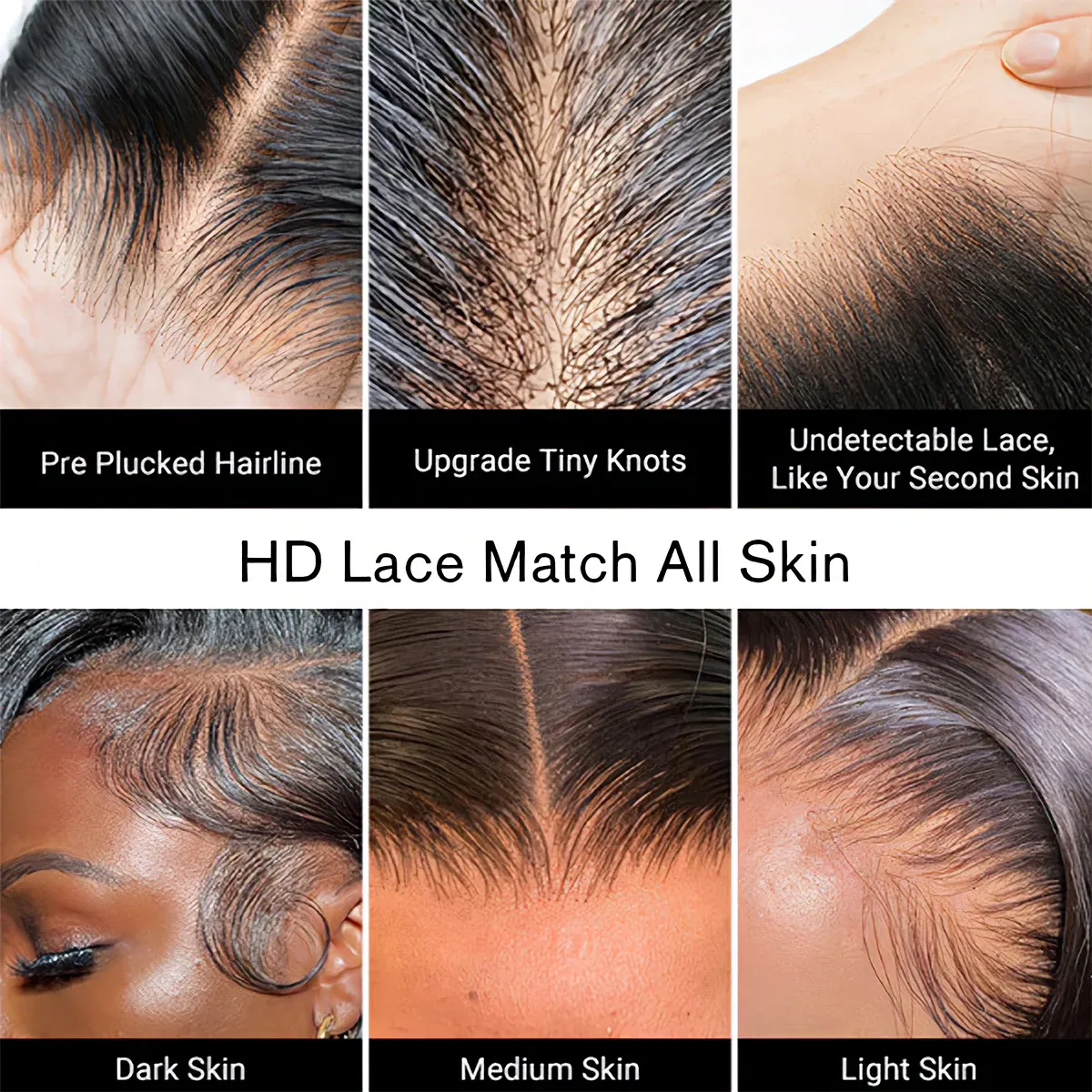 Chinalacewig Custom Wig 100% Human Virgin Hair 5x5 HD Lace Wig Blonde Highlight Wave High End Wig Custom04