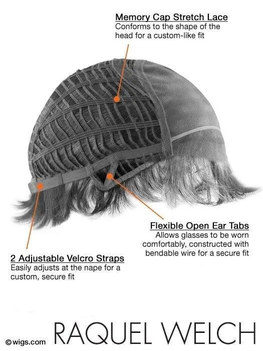 Close Up Wig by Raquel Welch | Heat Friendly Synthetic Lace Front | Clearance Sale Open Box (Unworn - Like New)