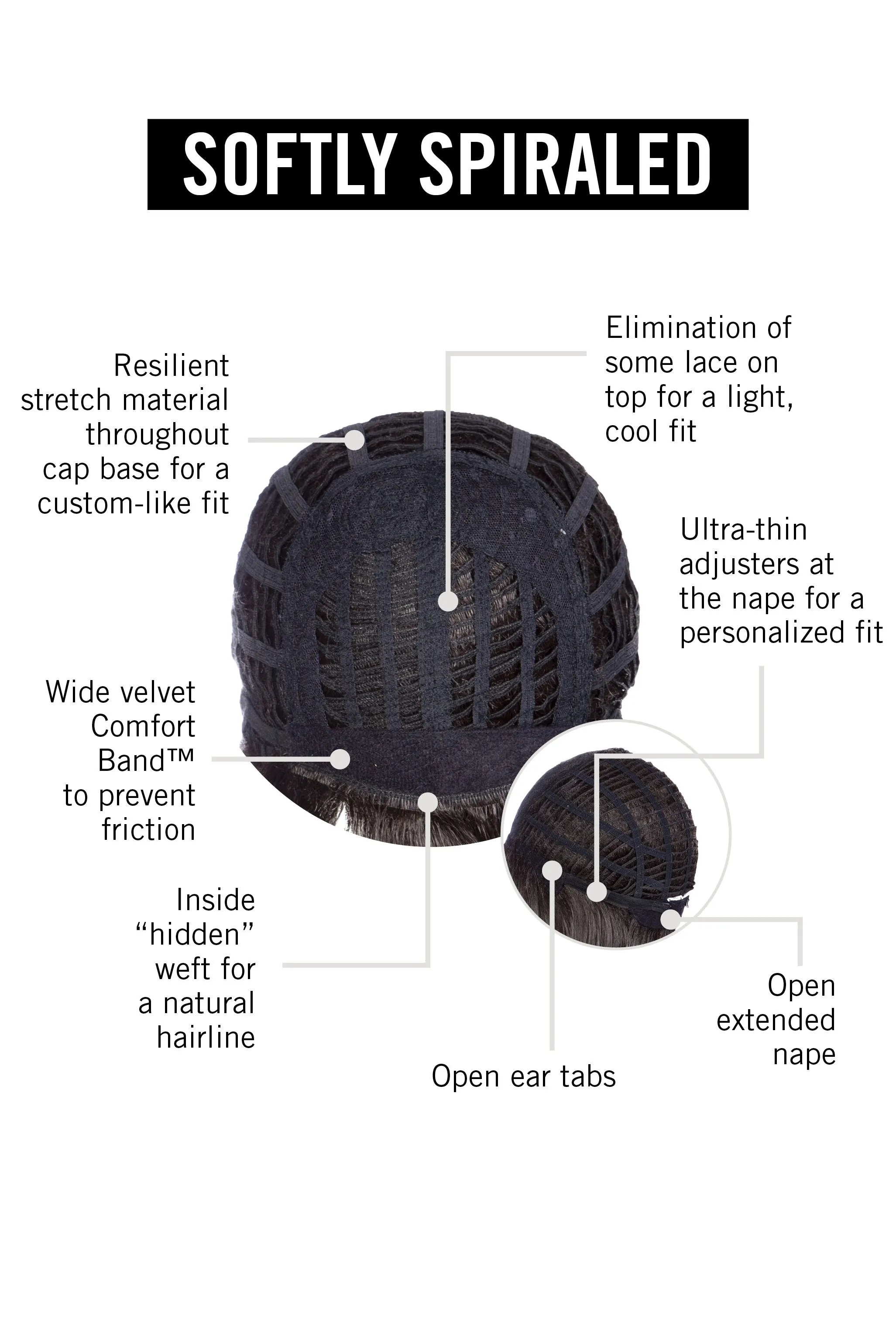 Hairdo Wigs - Softly Spiraled