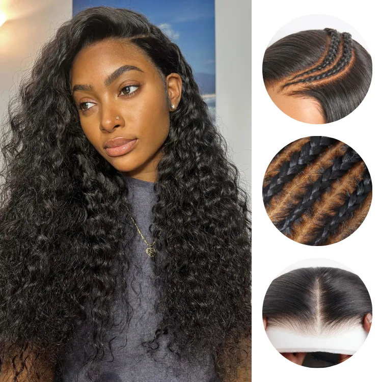 Luvme Hair Pre-Knotless PartingMax Super Natural Water Wave Glueless 7x6 Closure HD Lace Curly Wig