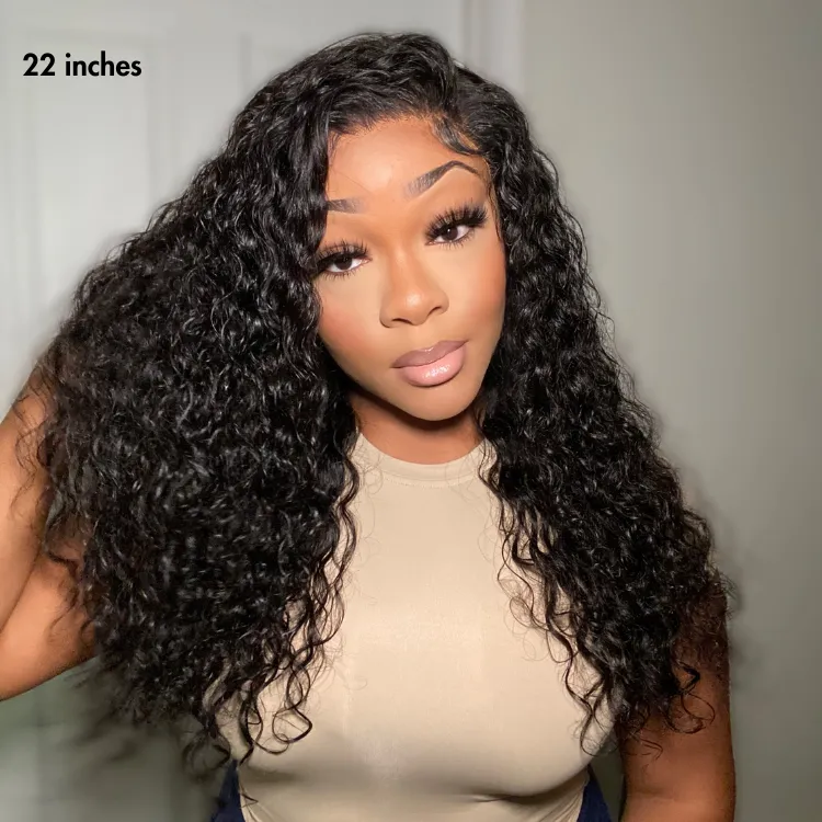 Luvme Hair Pre-Knotless PartingMax Super Natural Water Wave Glueless 7x6 Closure HD Lace Curly Wig