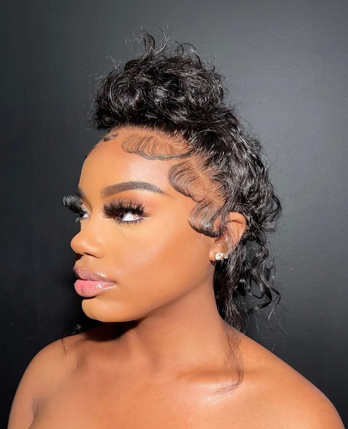 Ocean Wave Kelly Bob Invisible HD Lace Front Wig