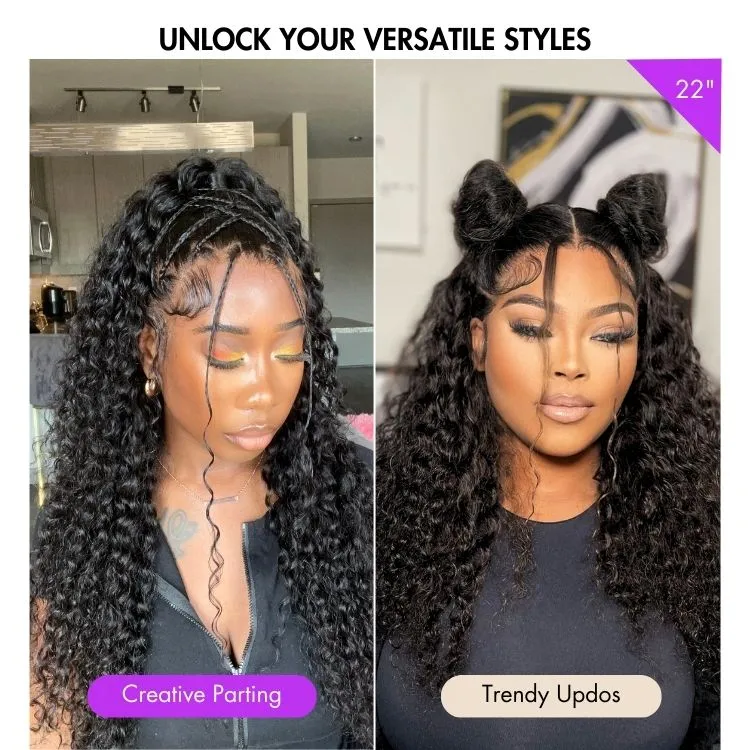 PreMax Wigs - Super Natural Hairline Deep Wave Ear-to-ear 13x6 Frontal HD Lace Long Curly Wig
