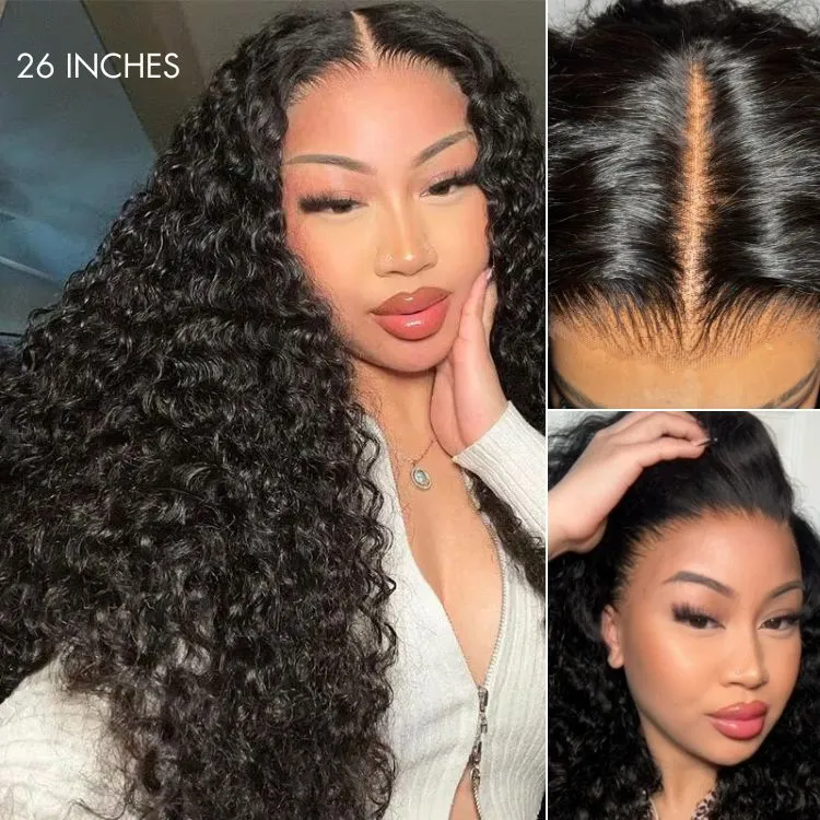 PreMax Wigs - Super Natural Hairline Deep Wave Ear-to-ear 13x6 Frontal HD Lace Long Curly Wig