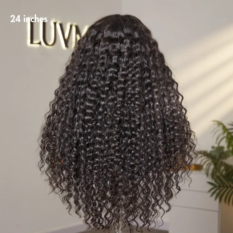 PreMax Wigs - Super Natural Hairline Deep Wave Ear-to-ear 13x6 Frontal HD Lace Long Curly Wig