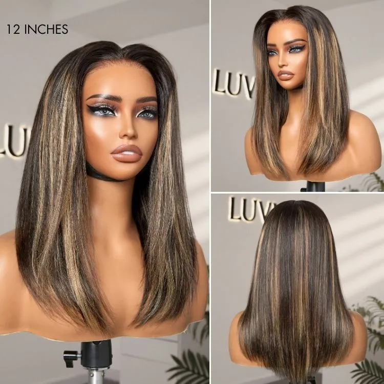 PreMax Wigs | Super Natural Hairline Silky Straight Glueless 13x4 Frontal Lace Wig Human Hair Pre-Cut Lace