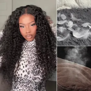 Special Deal | AiryFit™ Scalp Care Wigs | Effortless Water Wave Snugfit Glueless 5x5 Closure Pre-Cut Lace Curly Wig