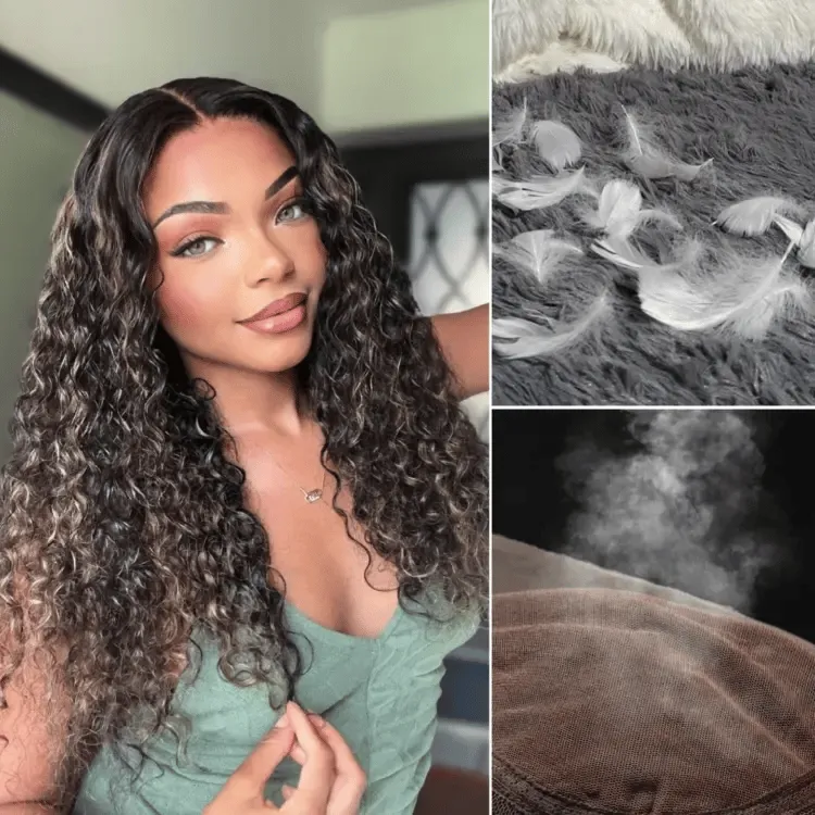 Special Deal | AiryFit™ Scalp Care Wigs | Effortless Water Wave Snugfit Glueless 5x5 Closure Pre-Cut Lace Curly Wig