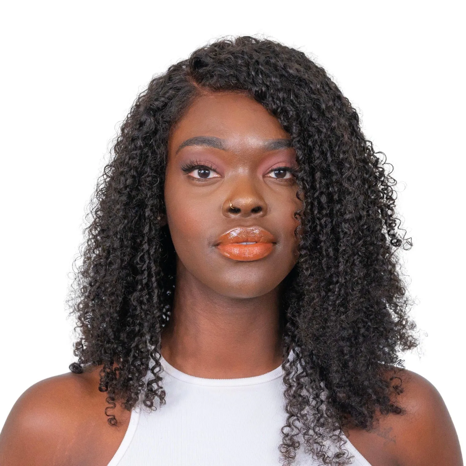 The UCHE - Glueless HD 13x6 Lace Front Wig Human Hair Afro Kinky Curly Pre Plucked 4c