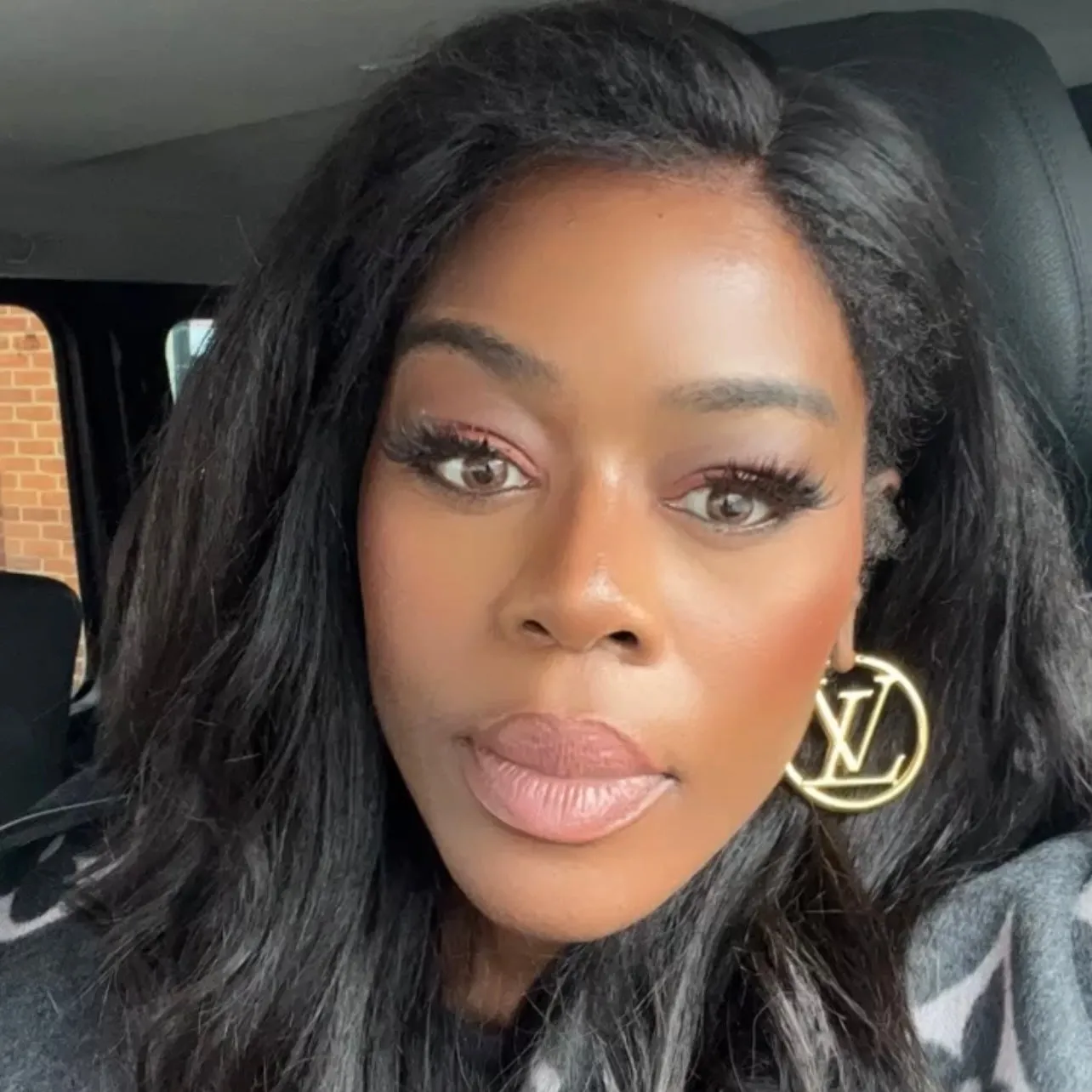 The ZURI - 4c Edges Glueless Lace Wig Human Hair Realistic Kinky Edges Yaki Straight Hair