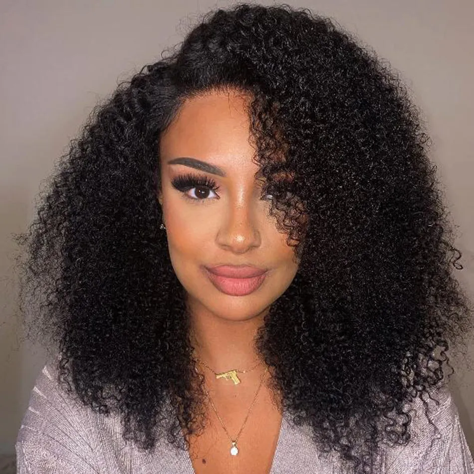 Tuneful Glueless Ready Go Kinky Curly Full Bouncy Wigs